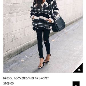 Bristol pocketed Sherpa jacket